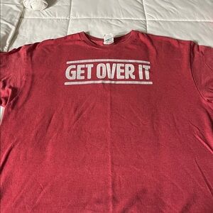 Vintage washed red tee